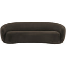 Meridian Hyde Brown Boucle Fabric Sofa IMAGE 5