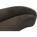 Meridian Hyde Brown Boucle Fabric Sofa IMAGE 9