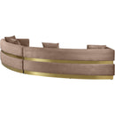 Meridian Belsa Brown Velvet 2 pc Sectional IMAGE 5