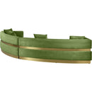 Meridian Belsa Olive Velvet 2 pc Sectional IMAGE 5