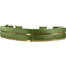 Meridian Belsa Olive Velvet 2 pc Sectional IMAGE 6