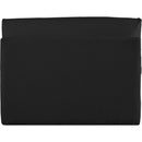 Meridian Ease Black Polyester Fabric Armless IMAGE 3