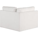 Meridian Ease Cream Polyester Fabric Corner IMAGE 3