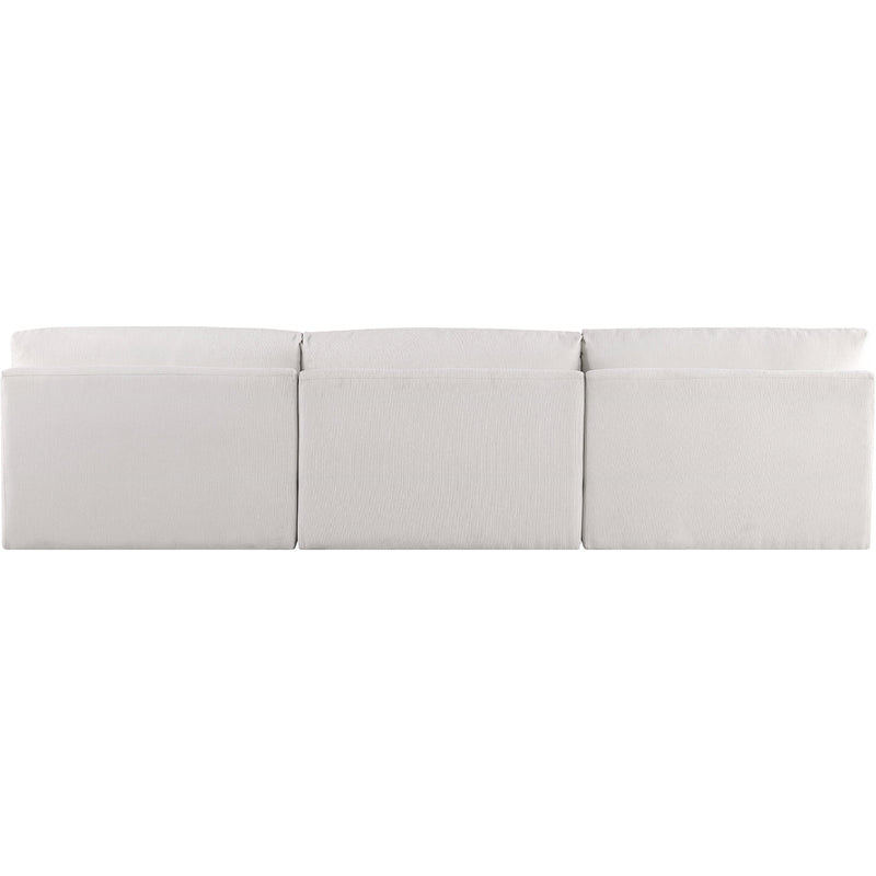 Meridian Ease Cream Polyester Fabric Modular Sofa IMAGE 3