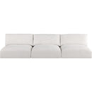 Meridian Ease Cream Polyester Fabric Modular Sofa IMAGE 4