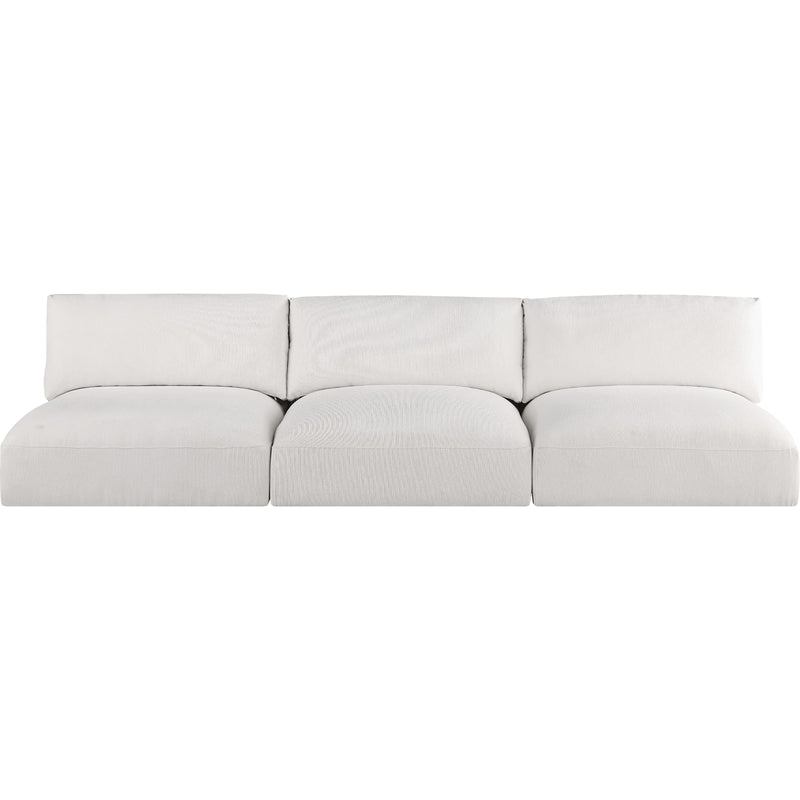 Meridian Ease Cream Polyester Fabric Modular Sofa IMAGE 4