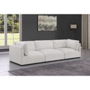 Meridian Ease Cream Polyester Fabric Modular Sofa IMAGE 2