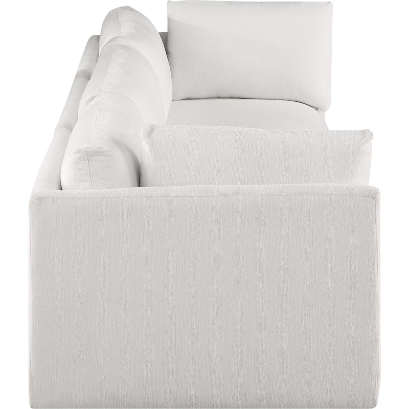 Meridian Ease Cream Polyester Fabric Modular Sofa IMAGE 5