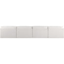Meridian Ease Cream Polyester Fabric Modular Sofa IMAGE 3