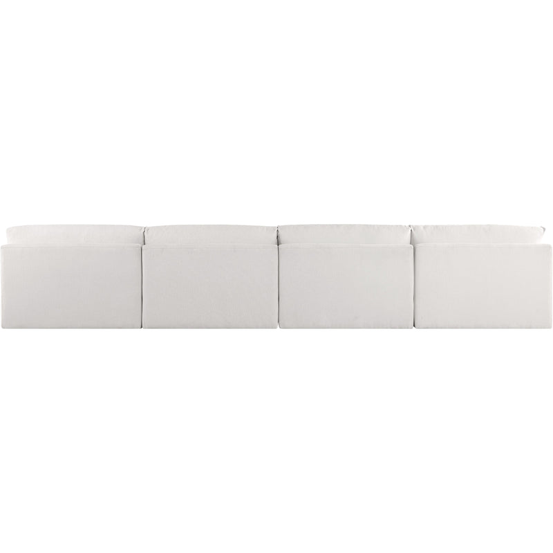 Meridian Ease Cream Polyester Fabric Modular Sofa IMAGE 3