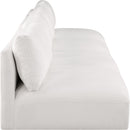 Meridian Ease Cream Polyester Fabric Modular Sofa IMAGE 5