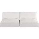 Meridian Ease Cream Polyester Fabric Modular Sofa IMAGE 4