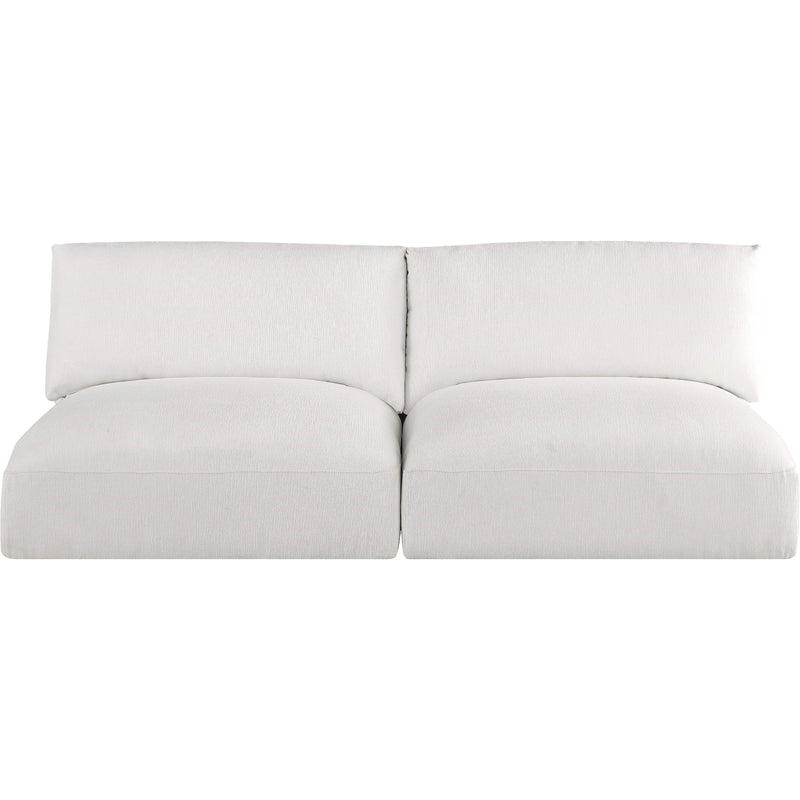Meridian Ease Cream Polyester Fabric Modular Sofa IMAGE 4