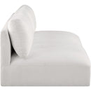 Meridian Ease Cream Polyester Fabric Modular Sofa IMAGE 5