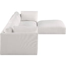 Meridian Ease Cream Polyester Fabric Modular Sectional IMAGE 10