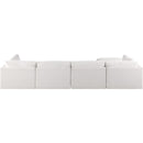 Meridian Ease Cream Polyester Fabric Modular Sectional IMAGE 6