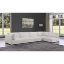 Meridian Ease Cream Polyester Fabric Modular Sectional IMAGE 3