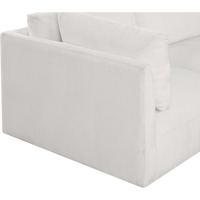 Meridian Ease Cream Polyester Fabric Modular Sectional IMAGE 7