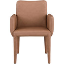 Meridian Pelle Brown Vegan Leather Accent/Dining Chair IMAGE 3