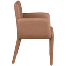 Meridian Pelle Brown Vegan Leather Accent/Dining Chair IMAGE 5
