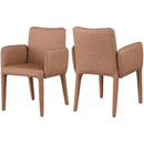 Meridian Pelle Brown Vegan Leather Accent/Dining Chair IMAGE 8