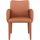 Meridian Pelle Cognac Vegan Leather Accent/Dining Chair IMAGE 4
