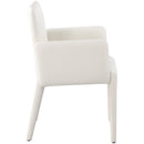 Meridian Pelle Cream Vegan Leather Accent/Dining Chair IMAGE 6