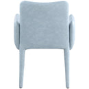 Meridian Pelle Light Blue Vegan Leather Accent/Dining Chair IMAGE 5