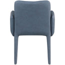 Meridian Pelle Navy Vegan Leather Accent/Dining Chair IMAGE 5