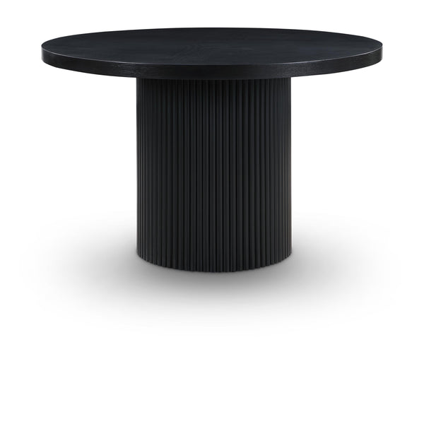 Meridian Belinda Black Oak Veneer Dining Table IMAGE 1