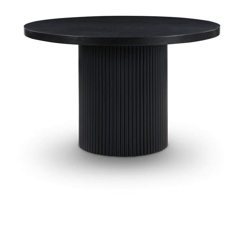 Meridian Belinda Black Oak Veneer Dining Table IMAGE 1