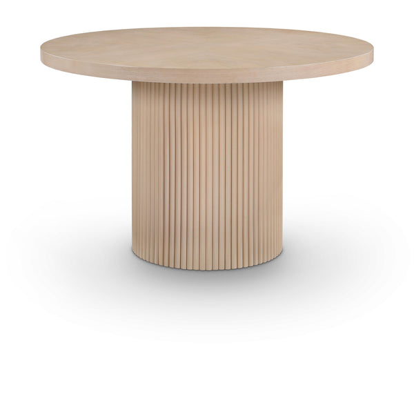 Meridian Belinda Natural Oak Veneer Dining Table IMAGE 1