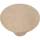 Meridian Belinda Natural Oak Veneer Dining Table IMAGE 4