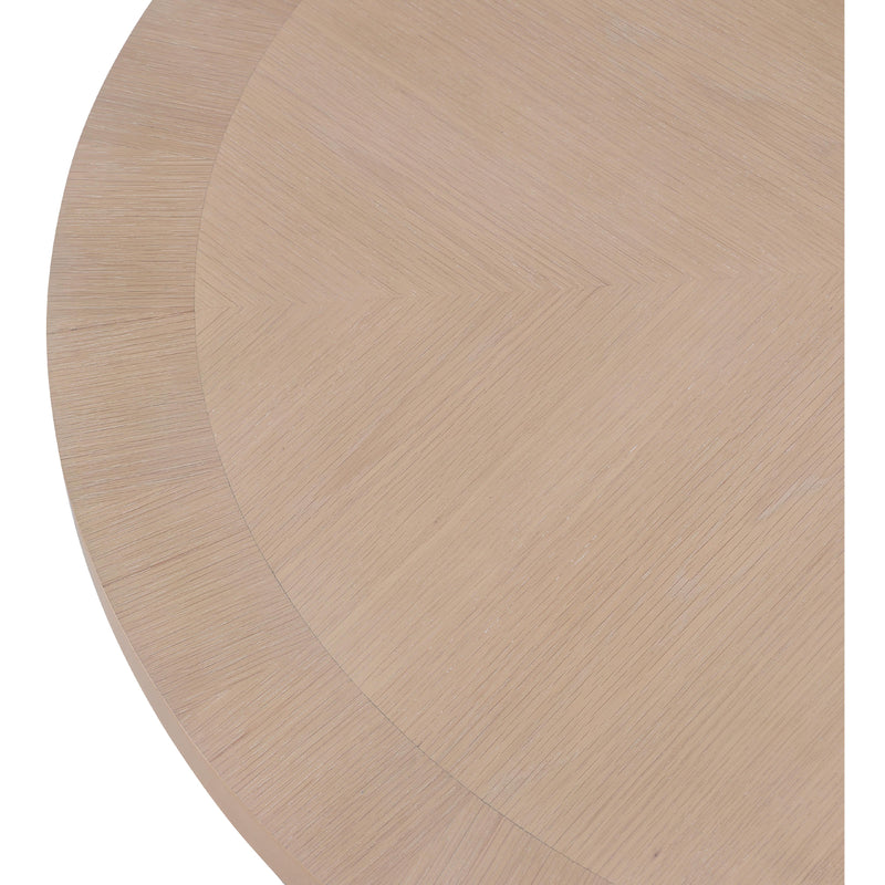 Meridian Belinda Natural Oak Veneer Dining Table IMAGE 5
