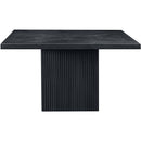 Meridian Belinda Black Oak Veneer Dining Table IMAGE 3