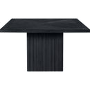 Meridian Belinda Black Oak Veneer Dining Table IMAGE 4