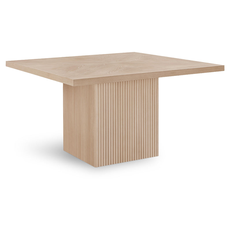 Meridian Belinda Natural Oak Veneer Dining Table IMAGE 1
