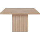 Meridian Belinda Natural Oak Veneer Dining Table IMAGE 4