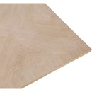 Meridian Belinda Natural Oak Veneer Dining Table IMAGE 5