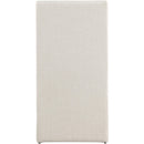 Meridian Benson Beige Linen Textured Fabric Dining Chair IMAGE 2