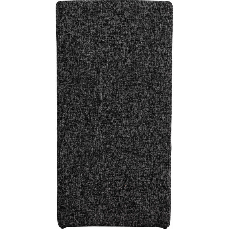Meridian Benson Black Linen Textured Fabric Dining Chair IMAGE 3