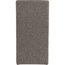 Meridian Benson Brown Linen Textured Fabric Dining Chair IMAGE 2