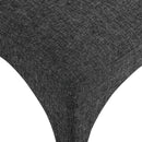 Meridian Gramercy Black Linen Textured Fabric Dining Chair IMAGE 7