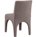 Meridian Gramercy Brown Linen Textured Fabric Dining Chair IMAGE 6