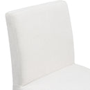 Meridian Gramercy Cream Linen Textured Fabric Dining Chair IMAGE 7