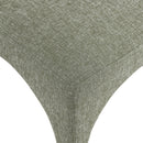 Meridian Gramercy Green Linen Textured Fabric Dining Chair IMAGE 7