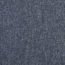 Meridian Gramercy Blue Linen Textured Fabric Stool IMAGE 8