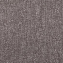 Meridian Gramercy Brown Linen Textured Fabric Stool IMAGE 8