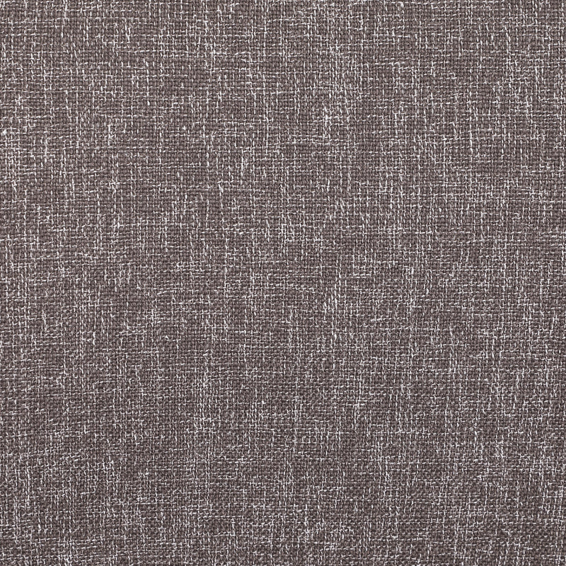 Meridian Gramercy Brown Linen Textured Fabric Stool IMAGE 8