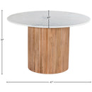 Meridian Oakhill Natural Dining Table IMAGE 10